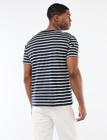 T-shirt a righe stile marinaro