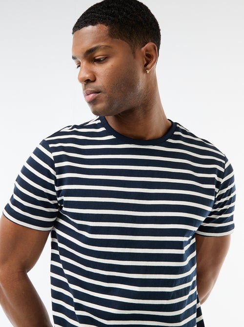 T-shirt a righe stile marinaro - Kiabi