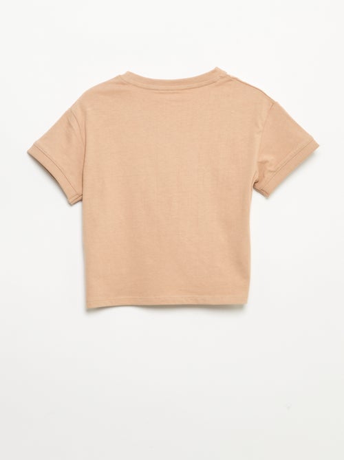 T-shirt a stampa fantasia a maniche corte - Kiabi