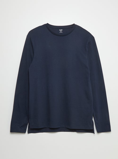 T-shirt a tinta unita - collezione facile da indossare - Kiabi