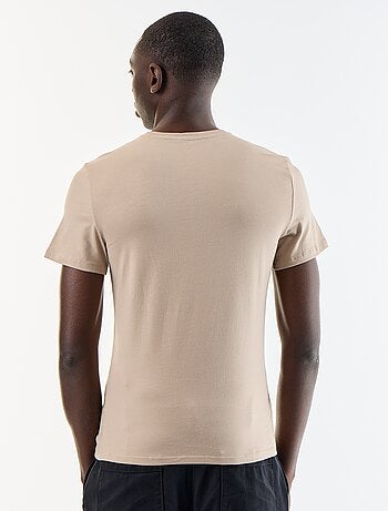 T-shirt tinta unita - Slim fit