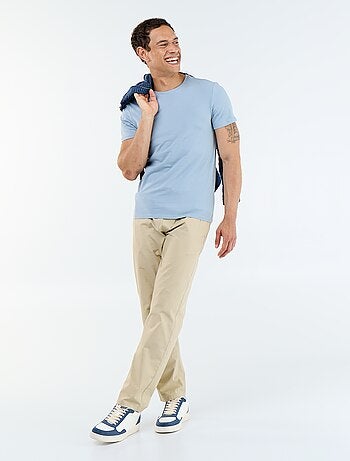 T-shirt tinta unita - Slim fit