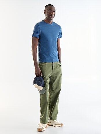 T-shirt tinta unita - Slim fit