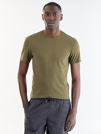 T-shirt tinta unita - Slim fit