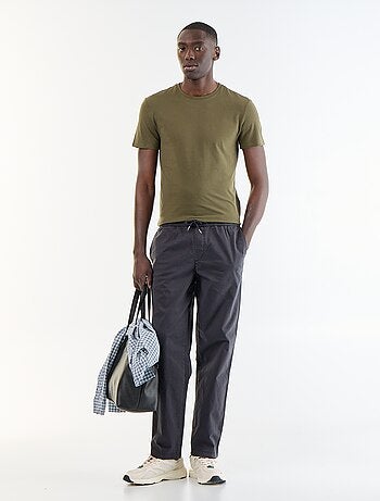 T-shirt tinta unita - Slim fit