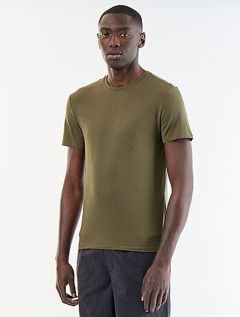 T-shirt tinta unita - Slim fit