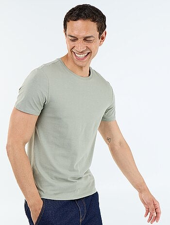 T-shirt tinta unita - Slim fit