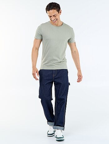 T-shirt tinta unita - Slim fit
