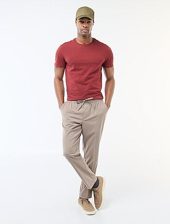 T-shirt tinta unita - Slim fit