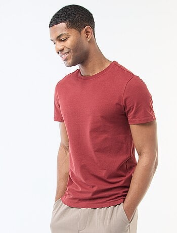 T-shirt tinta unita - Slim fit