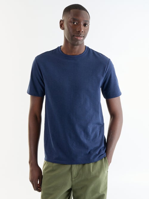 T-shirt a tinta unita a maniche corte - Kiabi T-shirt a tinta unita a maniche corte - Kiabi