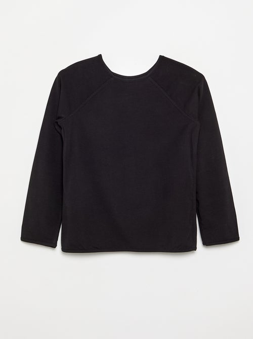 T-shirt a tinta unita con maniche raglan - Kiabi T-shirt a tinta unita con maniche raglan - Kiabi