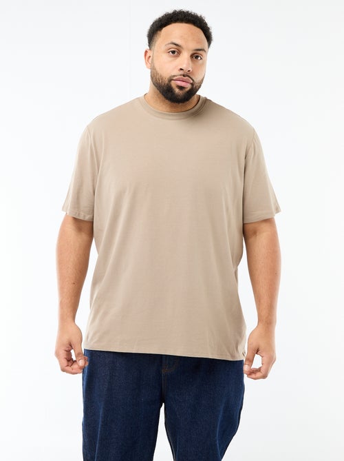 T-shirt a tinta unita regular fit - Kiabi T-shirt a tinta unita regular fit - Kiabi