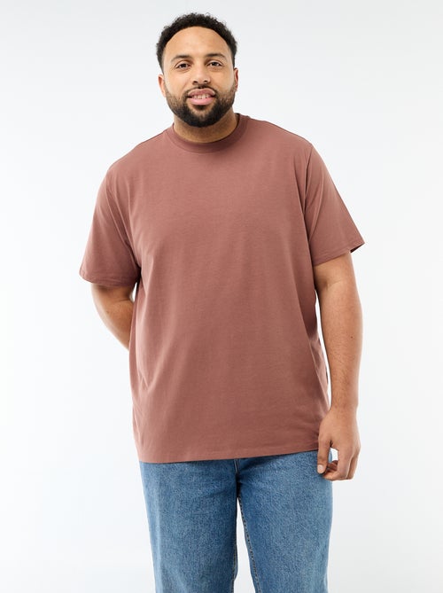 T-shirt a tinta unita regular fit - Kiabi T-shirt a tinta unita regular fit - Kiabi