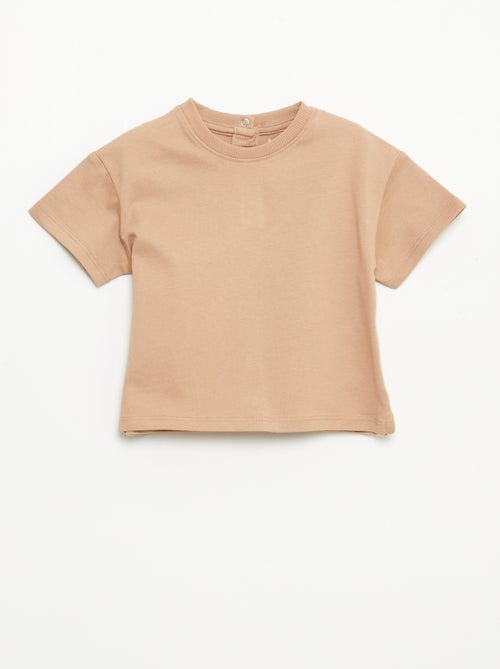 T-shirt a tinta unita senza maniche - Kiabi T-shirt a tinta unita senza maniche - Kiabi