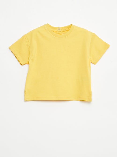 T-shirt a tinta unita senza maniche - Kiabi T-shirt a tinta unita senza maniche - Kiabi