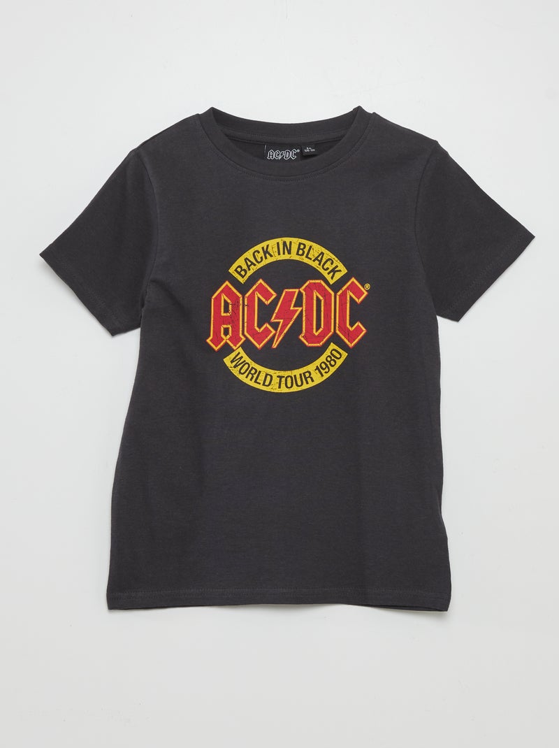 T-shirt 'ACDC' a maniche corte nero - Kiabi