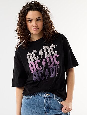 T-shirt 'AC/DC' a maniche corte