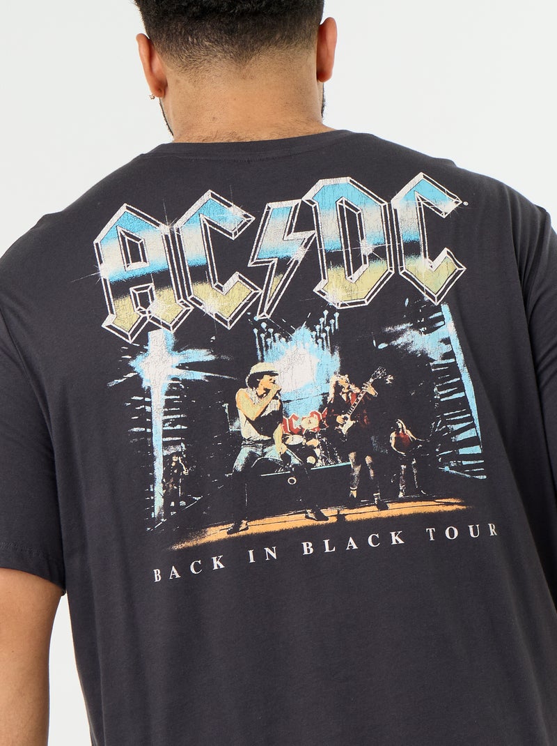 T-shirt AC/DC a maniche corte Nero - Kiabi