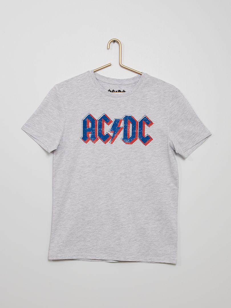 T-shirt 'ACDC' grigio - Kiabi
