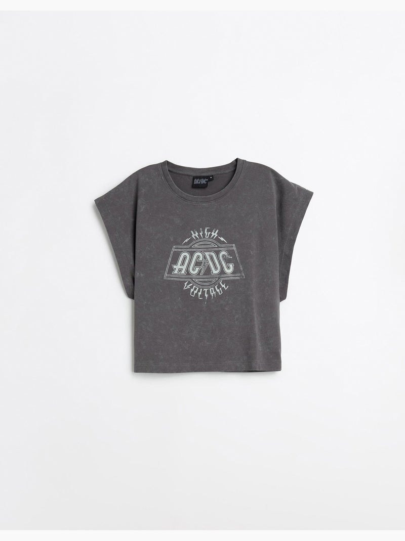 T-shirt AC/DC, MO Fashion Grigio - Kiabi