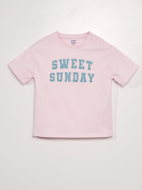 T-shirt adattiva 'Sweet Sunday' - Kiabi
