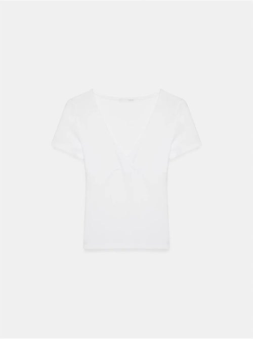 T-shirt aderente con scollo a v e maniche corte dilvin - Kiabi T-shirt aderente con scollo a v e maniche corte dilvin - Kiabi