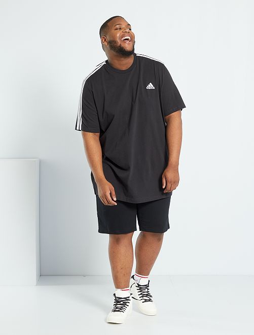 T-shirt 'adidas' con bande a contrasto - NERO - Kiabi - 28.00€