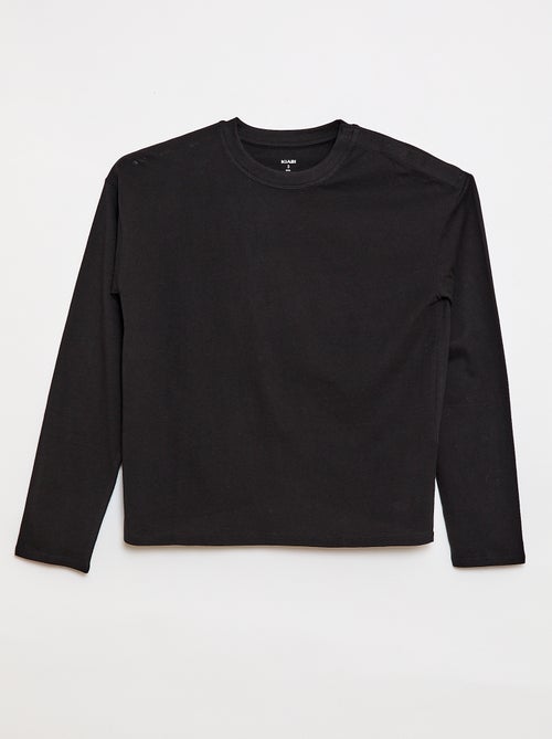 T-shirt alla marinara con spalla a strappo - collezione facile da indossare - Kiabi