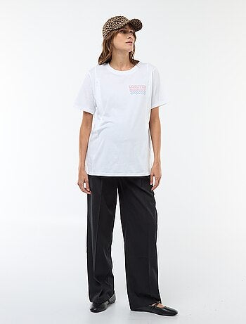 T-shirt allattamento a maniche corte con stampa