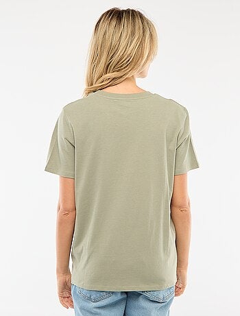 T-shirt allattamento a maniche corte con stampa