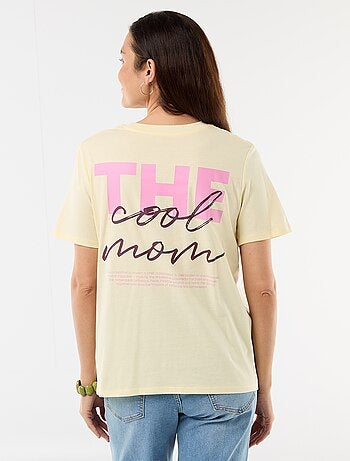 T-shirt allattamento stampata