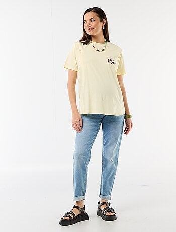 T-shirt allattamento stampata