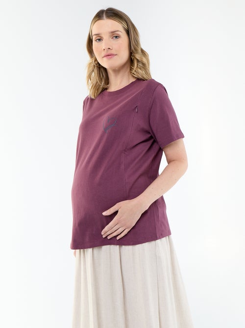 T-shirt allattamento stampata - Kiabi T-shirt allattamento stampata - Kiabi