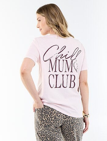 T-shirt allattamento stampata
