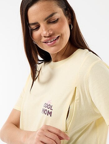 T-shirt allattamento stampato