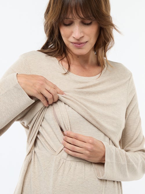 T-shirt allattamento tinta unita - Kiabi