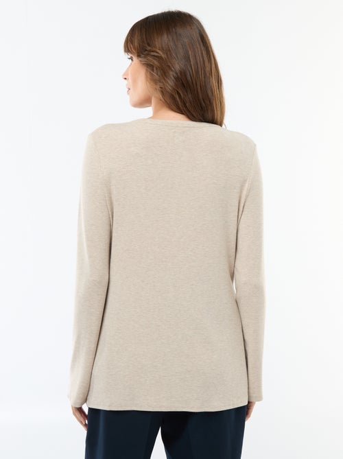 T-shirt allattamento tinta unita - Kiabi