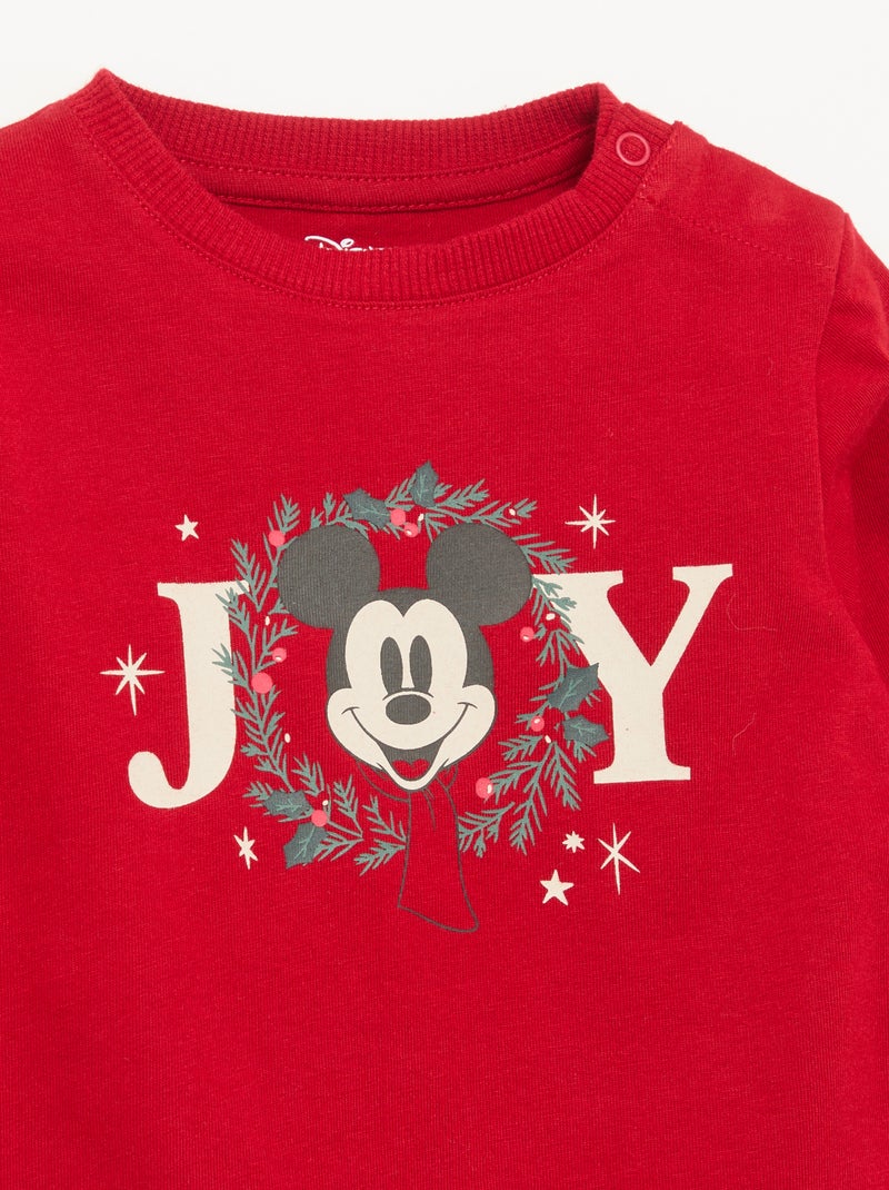 T-shirt ampia a maniche lunghe 'Disney' 'Stitch' Rosso - Kiabi