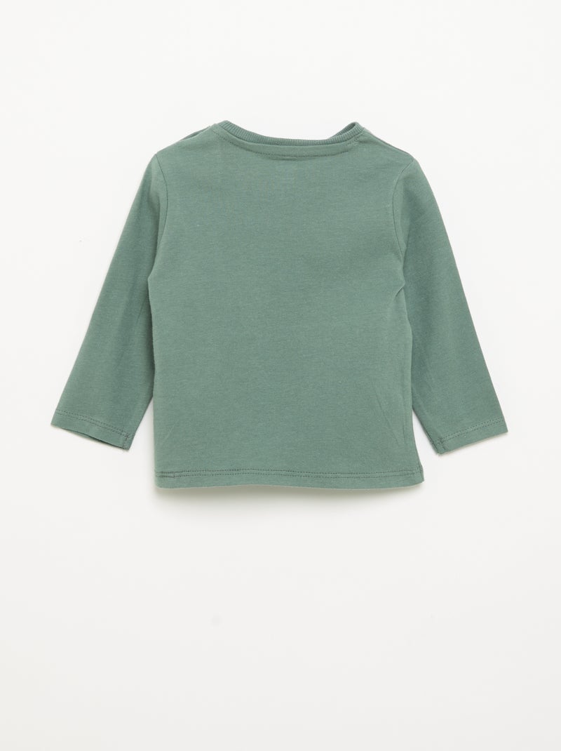 T-shirt ampia a maniche lunghe 'Disney' 'Stitch' Verde - Kiabi