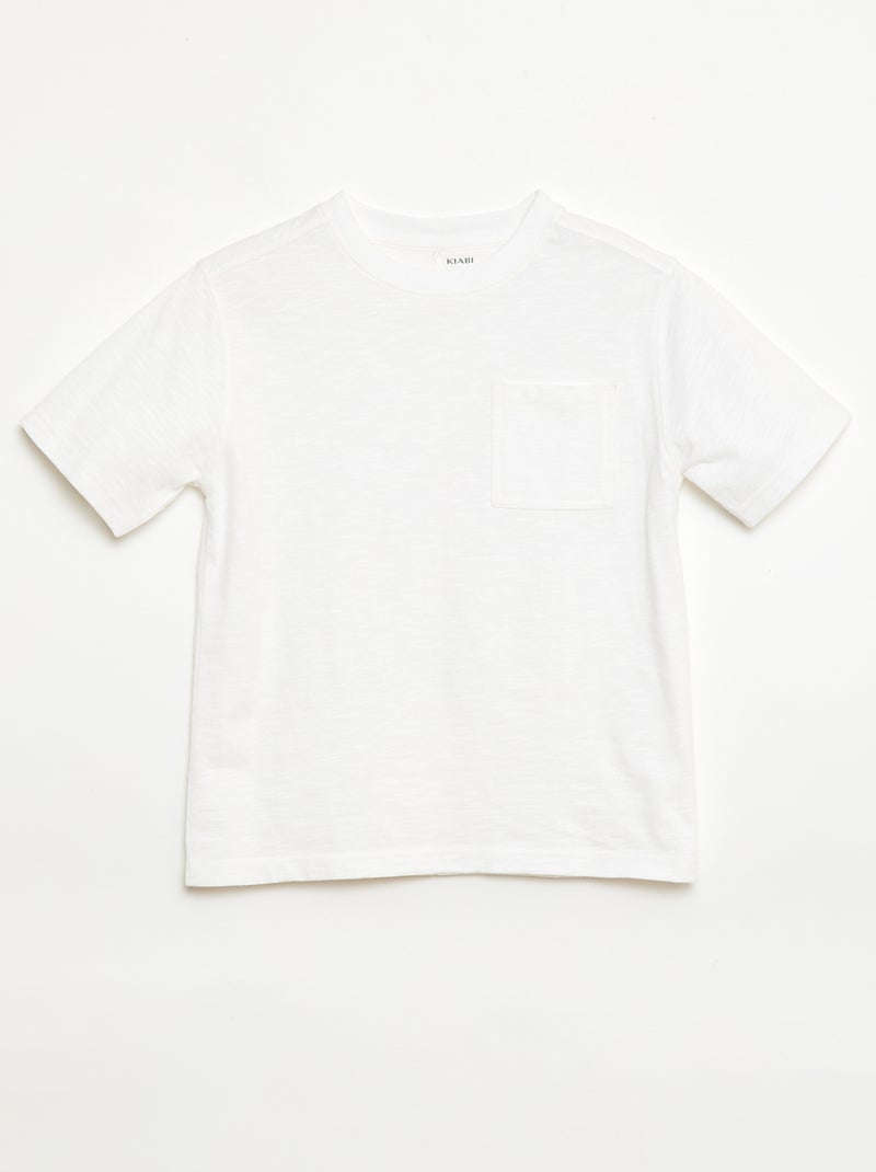 T-shirt ampia Bianco - Kiabi