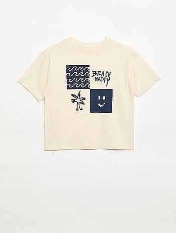 T-shirt ampio a maniche corte stampato