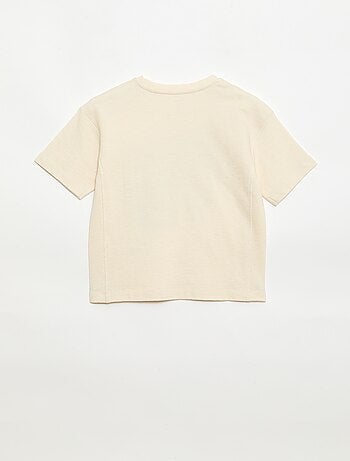 T-shirt ampio a maniche corte stampato
