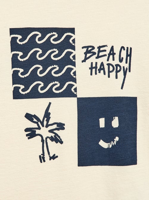 T-shirt ampio a maniche corte stampato - Kiabi