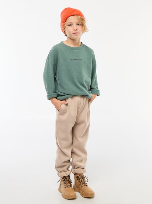 T-shirt ampio con decorazione sul petto - Kiabi