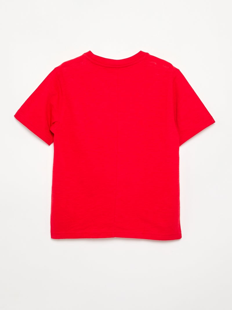 T-shirt ampio Rosso - Kiabi