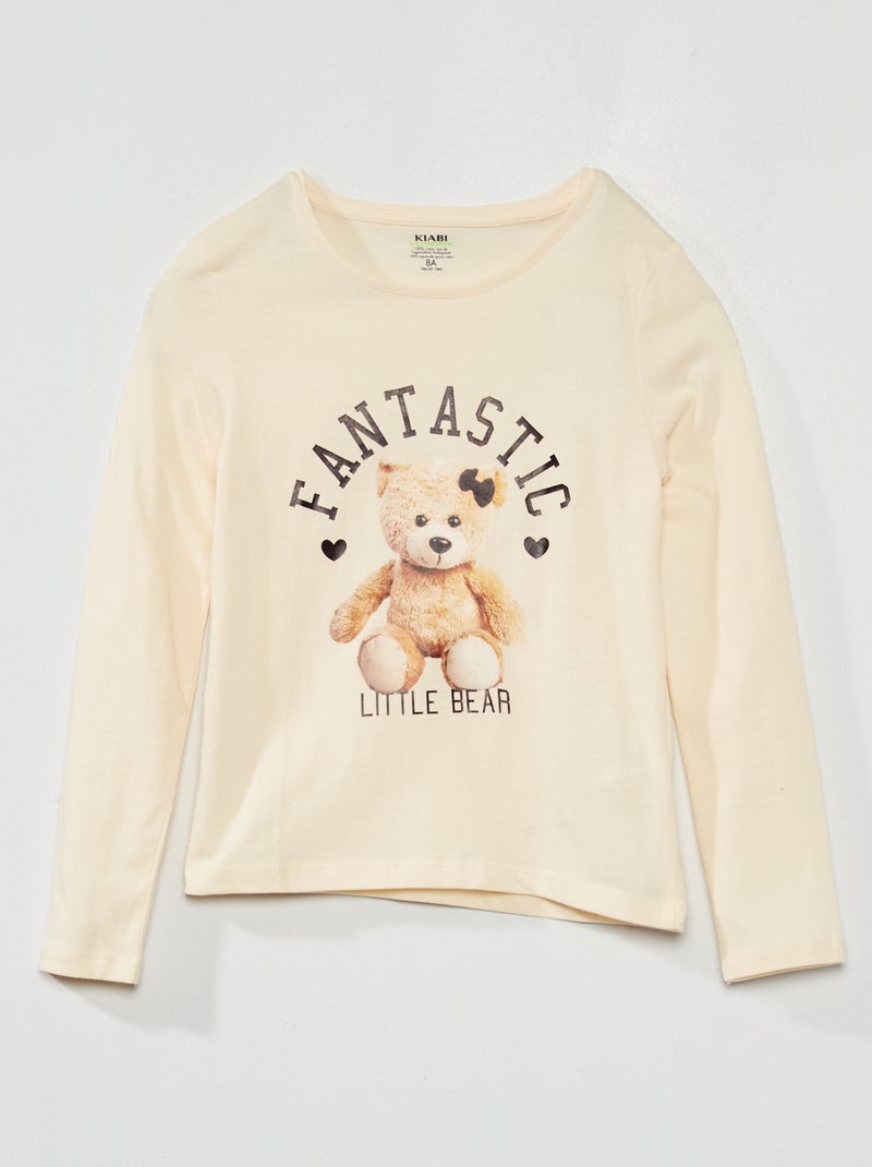 T-shirt 'animali' BEIGE - Kiabi