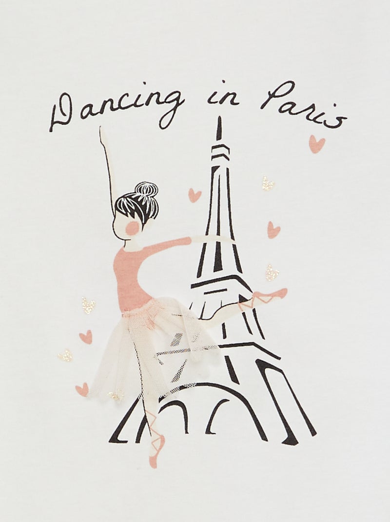 T-shirt animata BEIGE - Kiabi