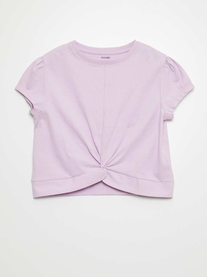 T-shirt annodata davanti VIOLA - Kiabi