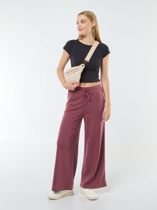 T-shirt arricciata tinta unita - Kiabi